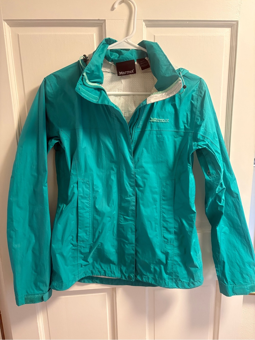 Marmot Women's Teal Waterproof Rain Jacket